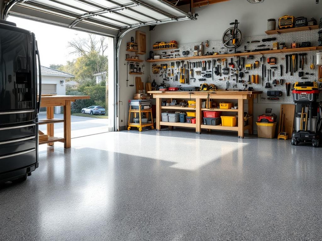 Workshop floor coating Chula Vista